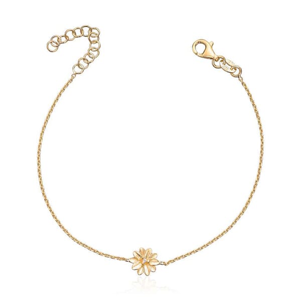 Armbånd Vintage Bloom i forgylt sølv - 3058320